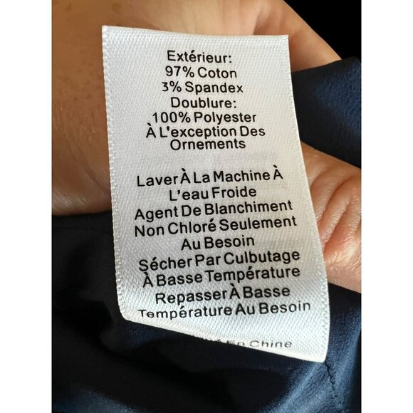 Talbots Skirt Womens Blue SIZE 6 Scalloped Hem WORK PROFESSIONAL CHURCH - Picture 7 of 7